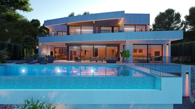 LUKSUSOWA, NOWO WYBUDOWANA WILLA W MORAIRA