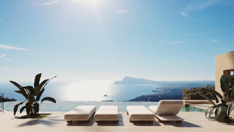 Luksusowa nowo wybudowana willa z panoramicznym widokiem na morze w Altea Hills