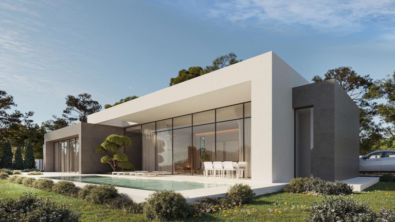 Nowa willa na sprzedaż w Calpe – nowoczesny projekt, zaledwie 900 m od plaży