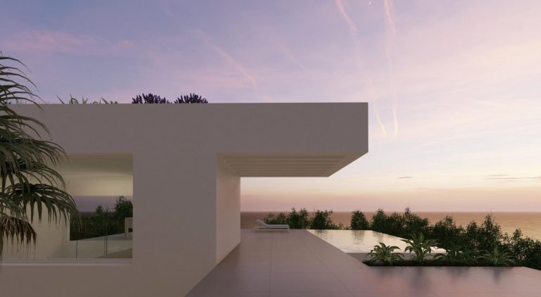 Luksusowe, nowo wybudowane wille z panoramicznym widokiem na morze w San Nicolás, Denia